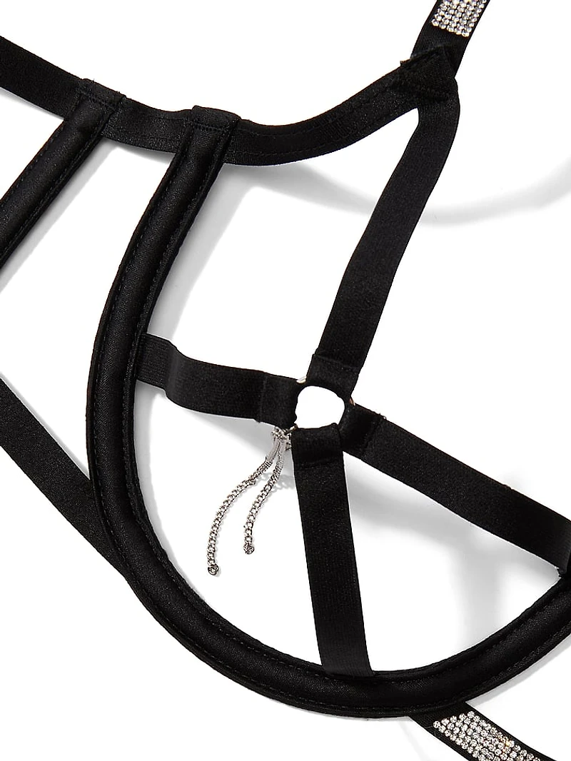 Shine Strappy Open-Cup Balconette Bra