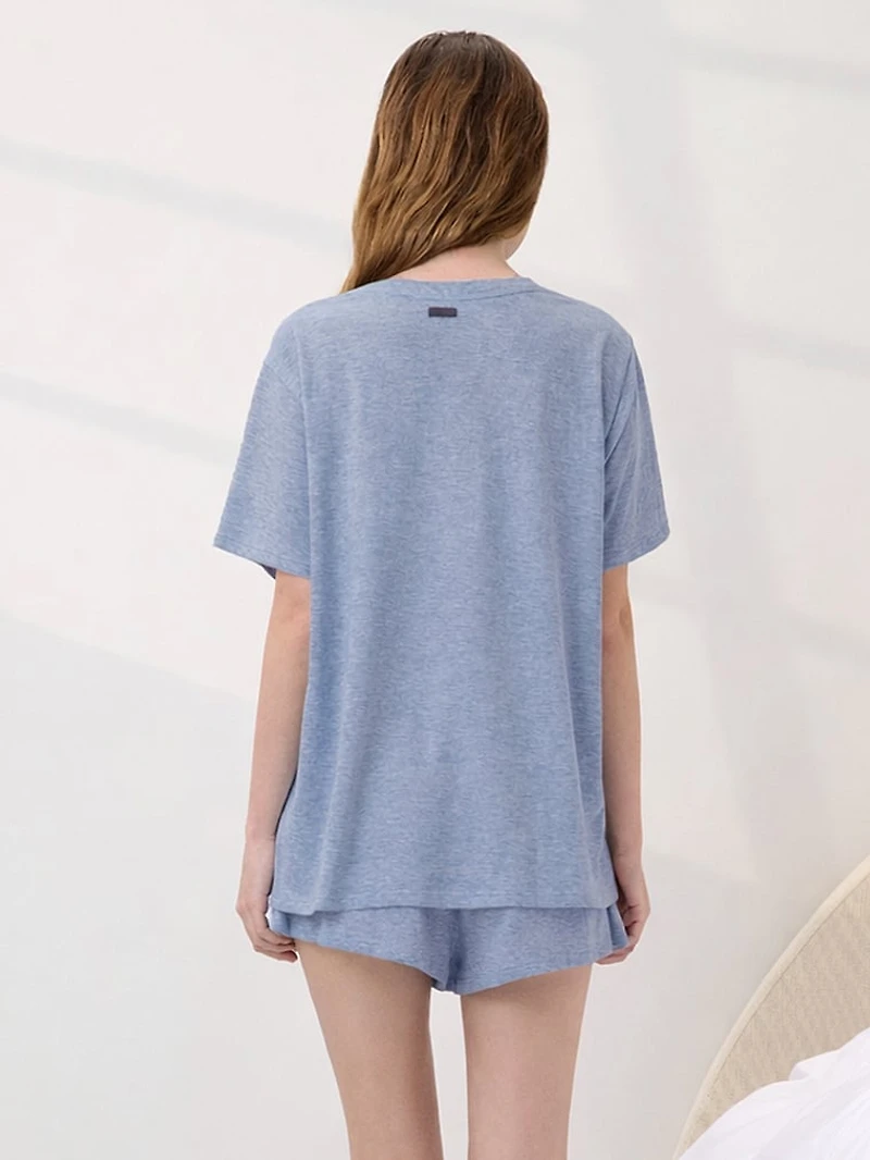 Organic Pima Tee Short Set