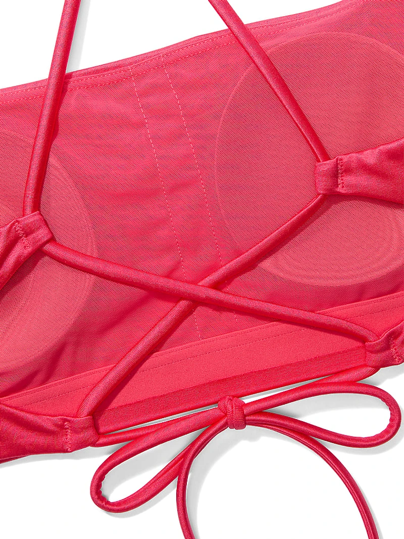 VSX GlossyTech™ Strappy-Back Sports Bra