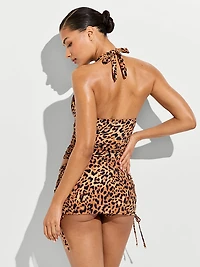 Ruched Swim Skirt