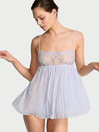 Dare to Dream Lace Pleated Babydoll Set