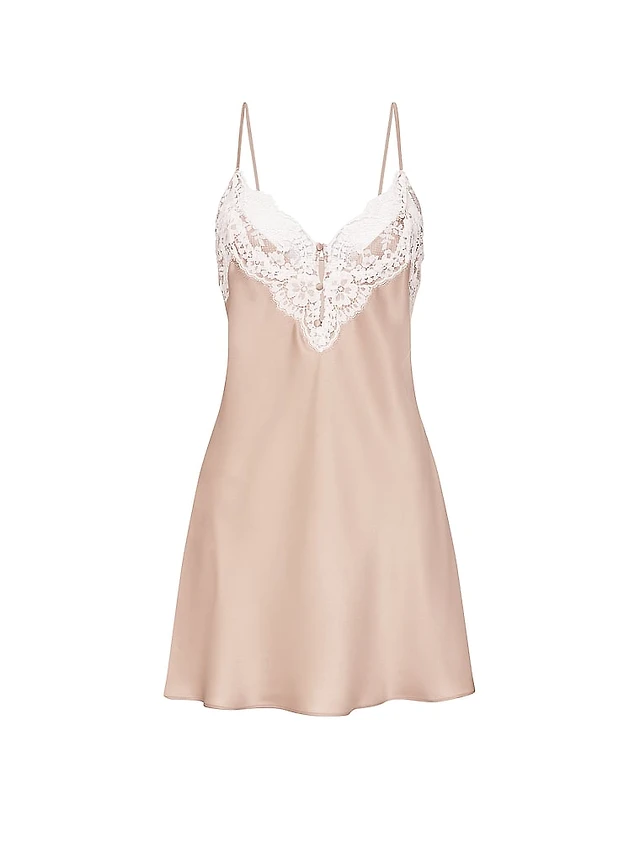 dare to dream lace & satin flounce slip dress VS Dare to Dream Lace & Satin Flounce Slip Dress
