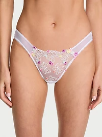 Butterflies Embroidery Brazilian Panty