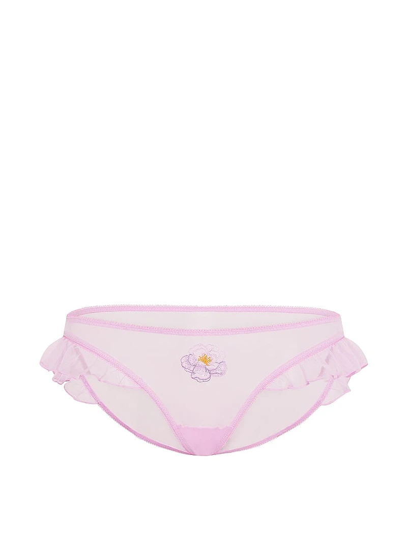 Lace-Trim Bikini Panty