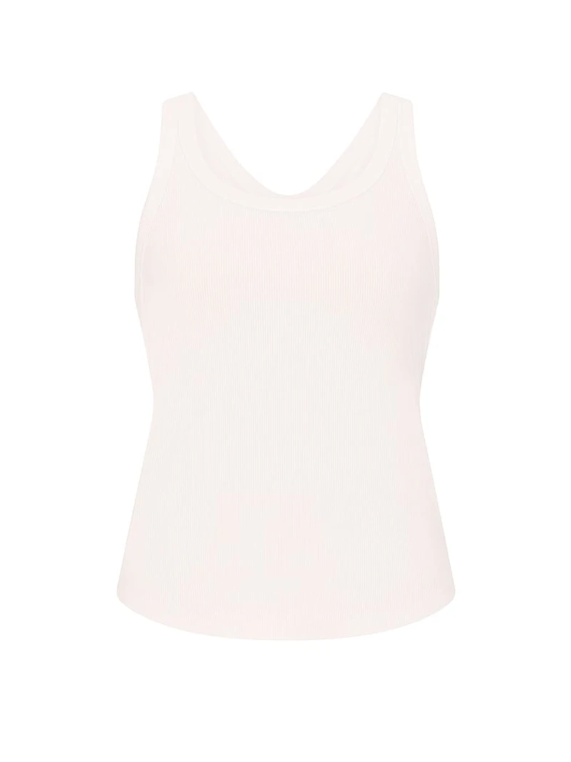 VS Iconic Rib Square-Neck Tank Top