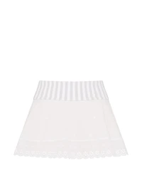 Amelia Knit and Poplin Skirt