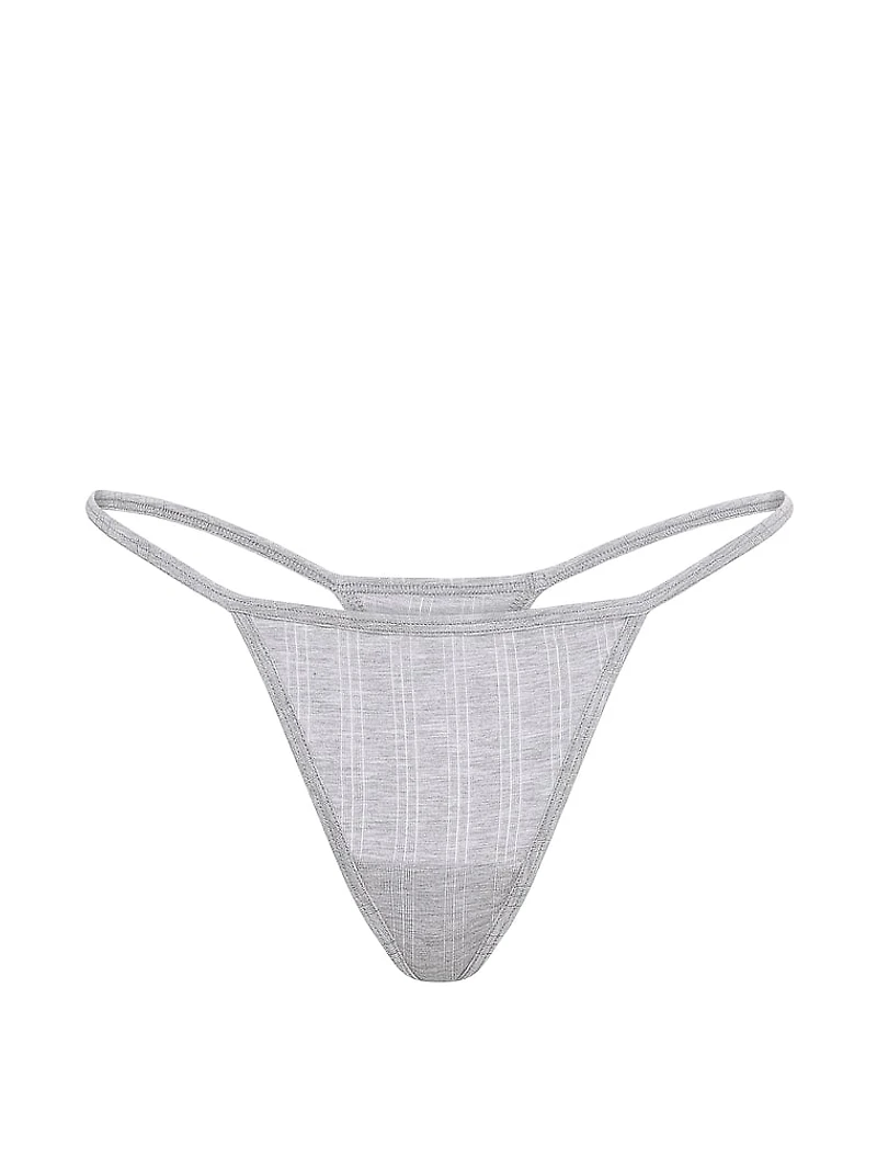 Stretch Cotton V-String Panty