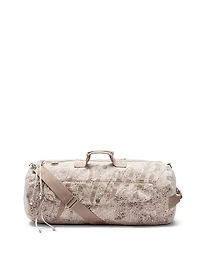 Canvas Rolled Duﬄe Bag