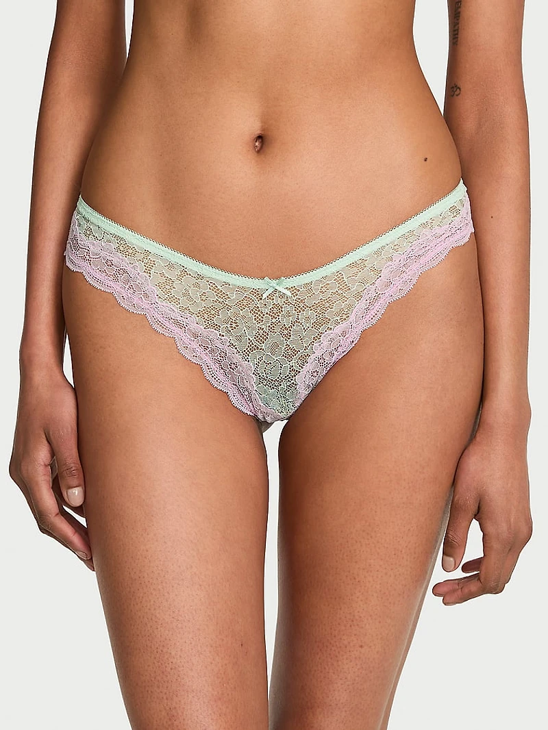Tease Bow Hardware Thong Panty