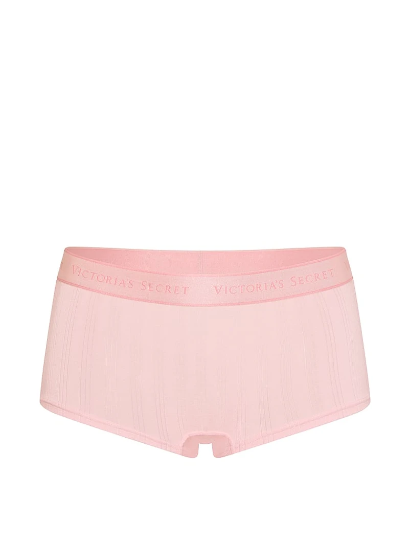 Logo Cotton Boyshort Panty