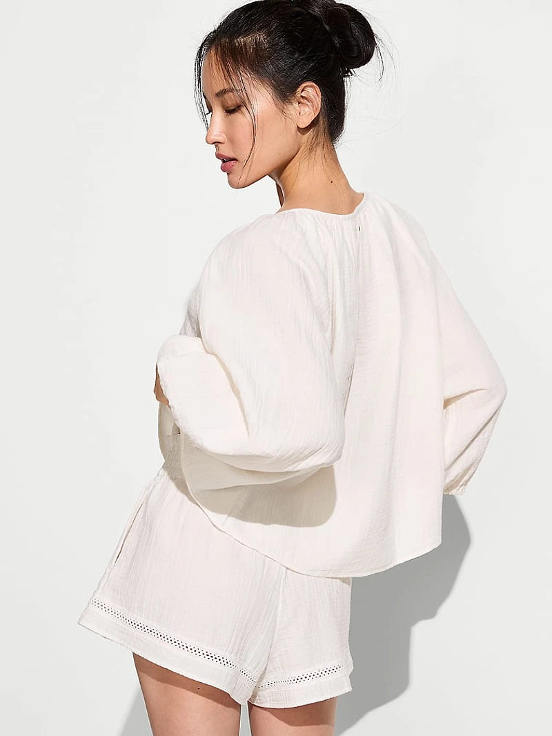 Beachwear Cotton Gauze Easy Top