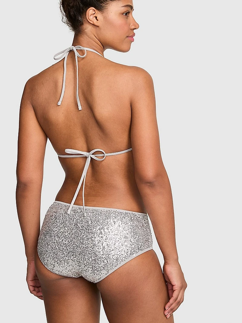 Low-Rise Boyshort Bikini Bottom