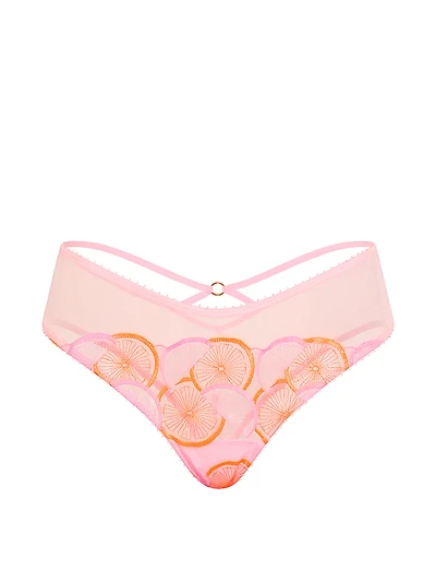 Tease Sheer Shimmer High-Leg Cheeky Panty