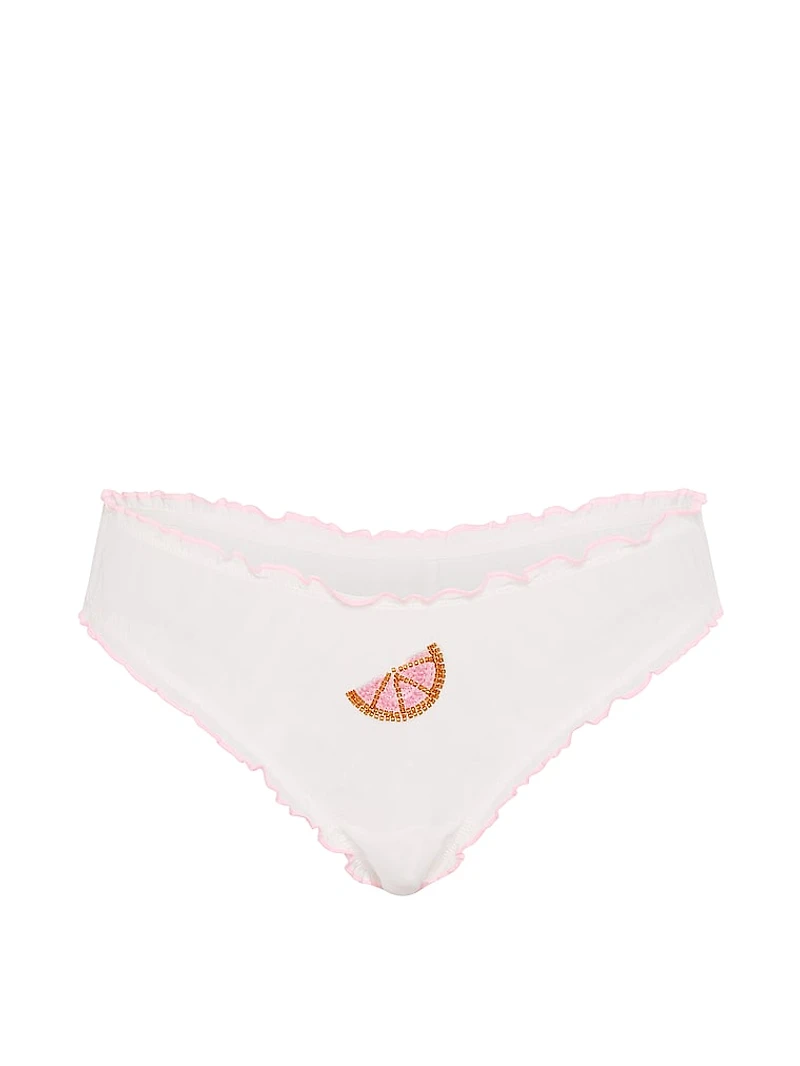 Tease Sheer Dot High-Leg Cheeky Panty