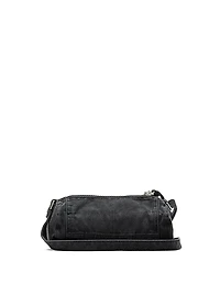 Canvas Rolled Duﬄe Shoulder Bag