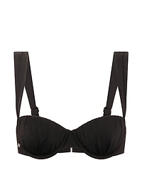 Ruched Push-Up Balconette Bikini Top