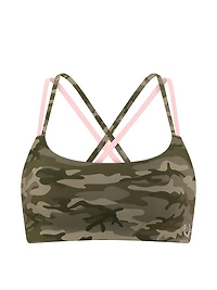 Relay Square-Neck Sports Bra