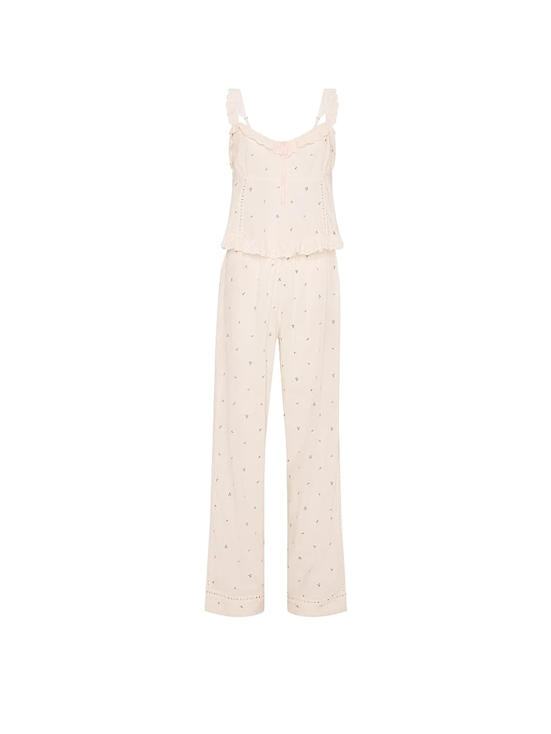 Cotton Dream Tank Long Pajama Set
