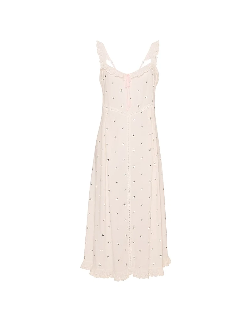 Cotton Dream Midi Nightgown