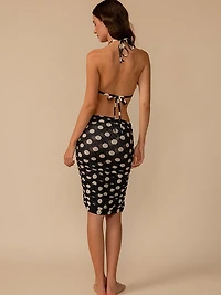 Ruched Midi Skirt
