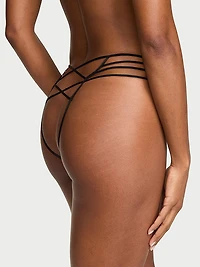Strappy Crotchless Brazilian Panty