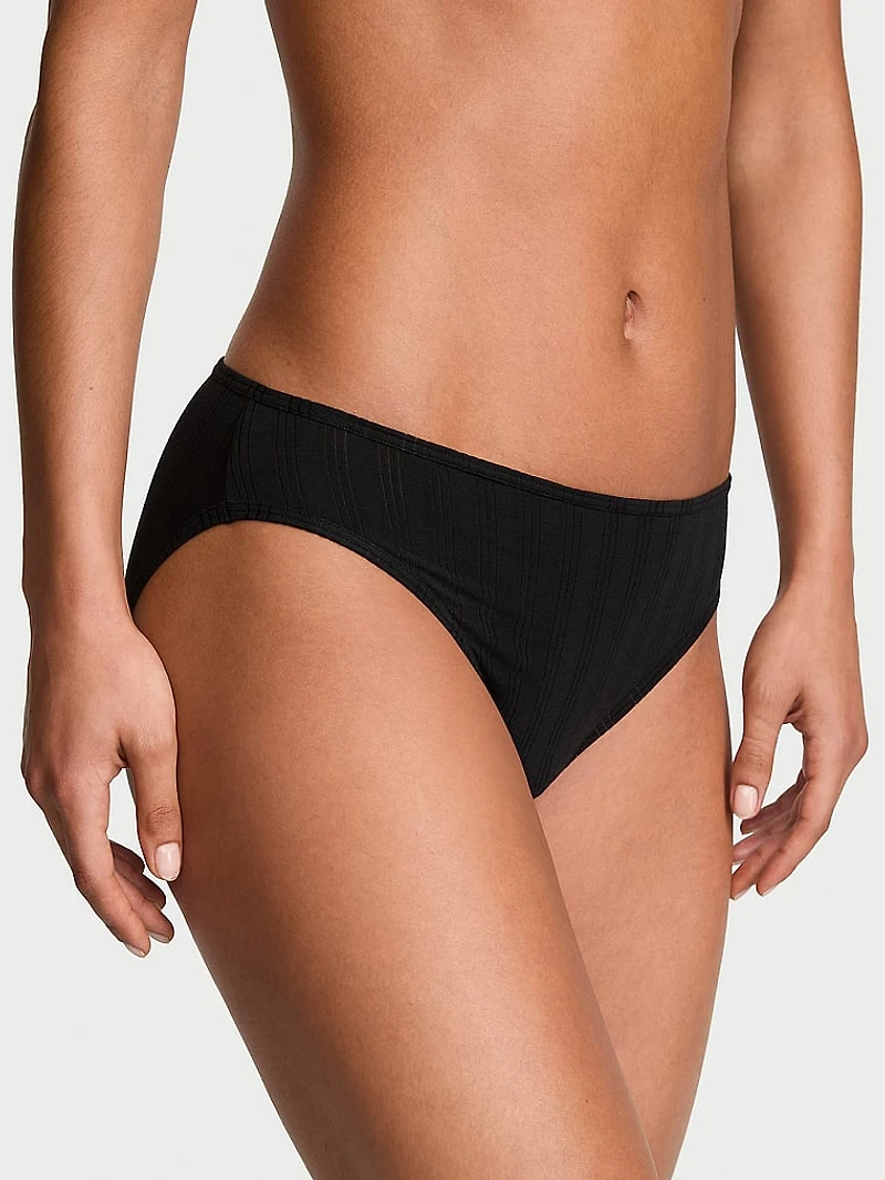 Stretch Cotton High-Leg Brief Panty