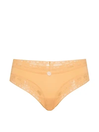 Cotton Lace-Trim Cheeky Panty
