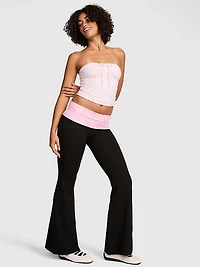 All-Day Cotton™ Foldover Super Flare Leggings