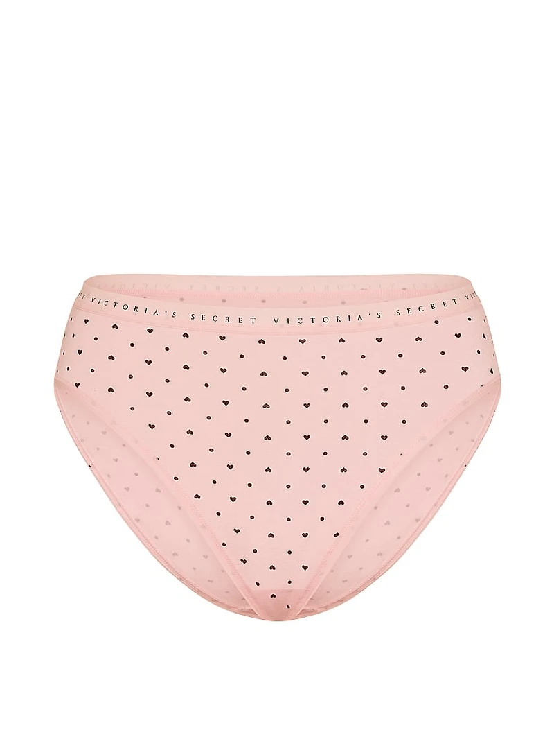 Stretch Cotton High-Leg Brief Panty