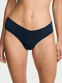 No-Show Stripe Mesh Thong Panty
