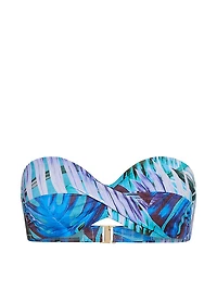 Twist Push-Up Bandeau Bikini Top