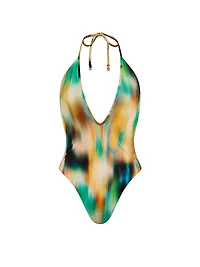 Plunge Brazilian One-Piece Swimsuit