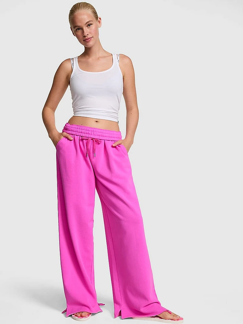Campus Fleece™ Wide-Leg Split-Hem Sweatpants