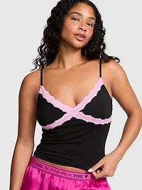 Modal Lace-Trim Cami