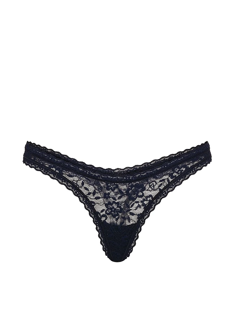 Lace Ultra-Mini Scoop Thong Panty