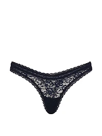 Lace Ultra-Mini Scoop Thong Panty