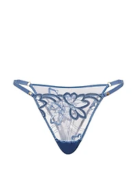 Denim Embroidery Brazilian Panty