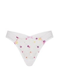 Butterflies Embroidery Brazilian Panty
