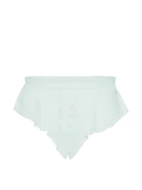 Lace & Mesh Flutter Brazilian Panty