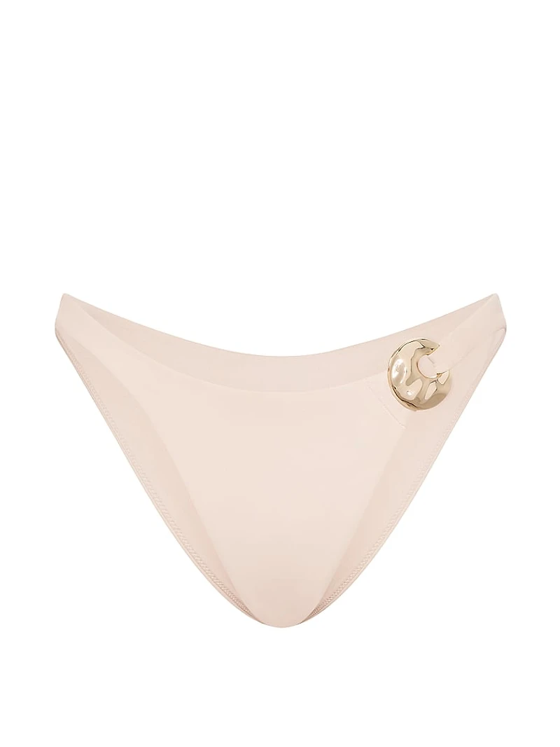 Hammered Hardware Brazilian Bikini Bottom