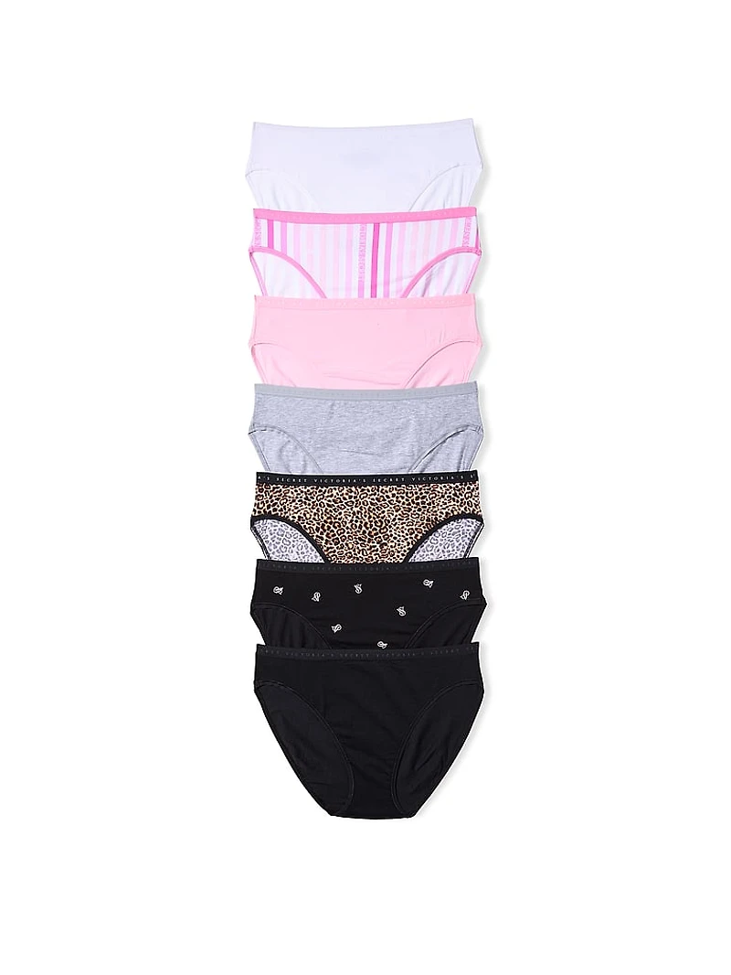 7-Pack Stretch Cotton High-Leg Brief Panties