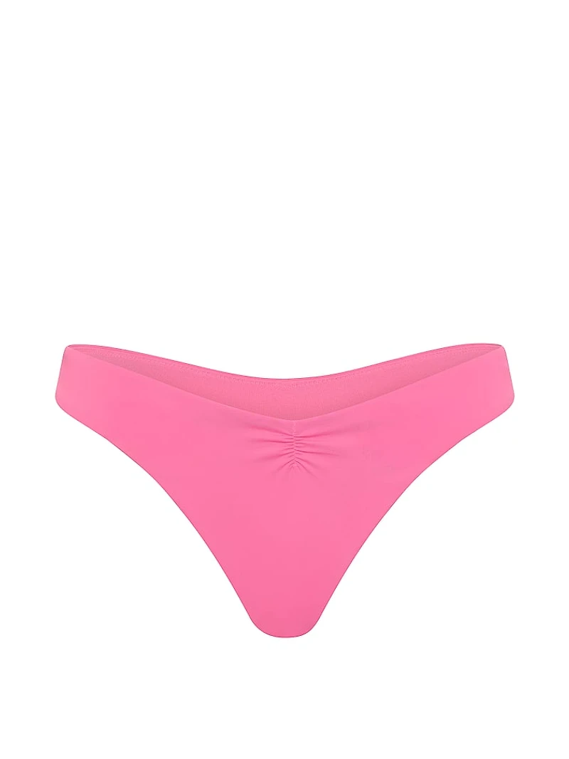 Cinched Thong Bikini Bottom