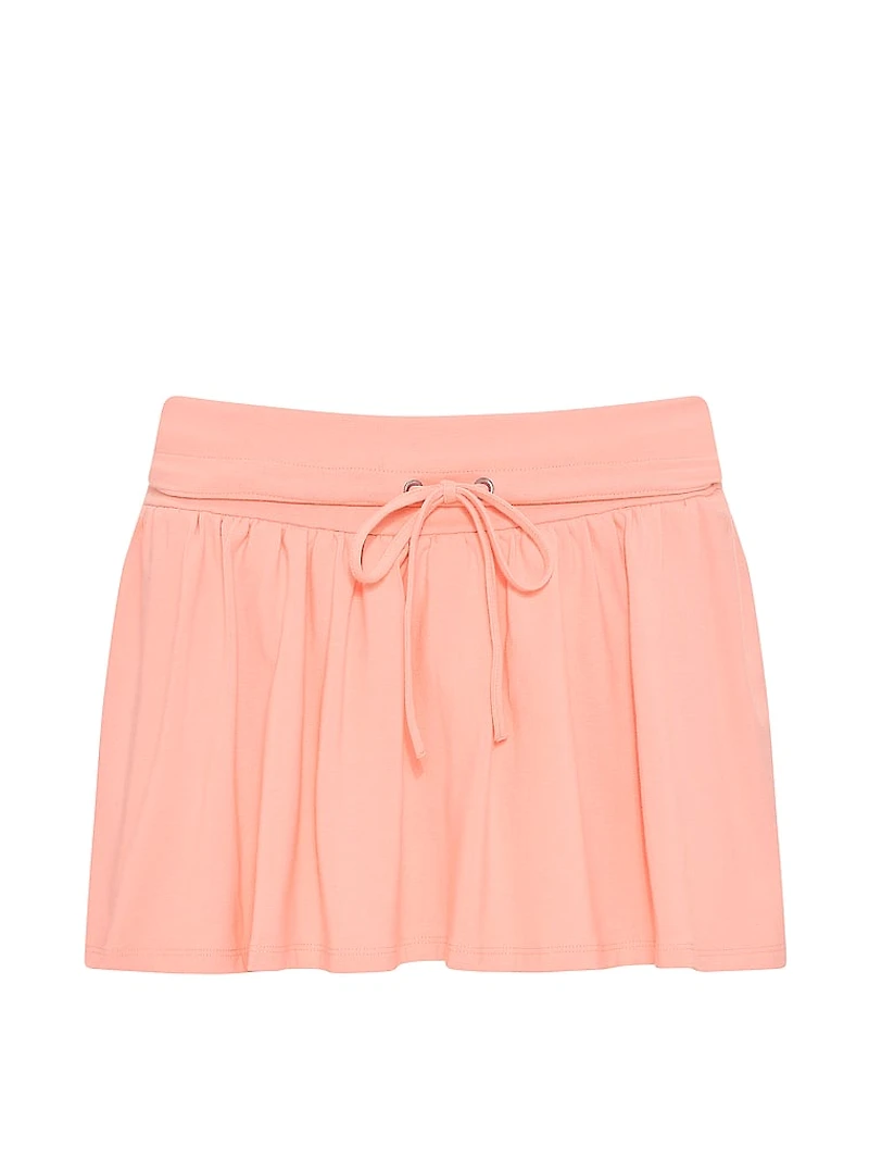 All-Day Cotton™ Foldover Flirty Mini Skort