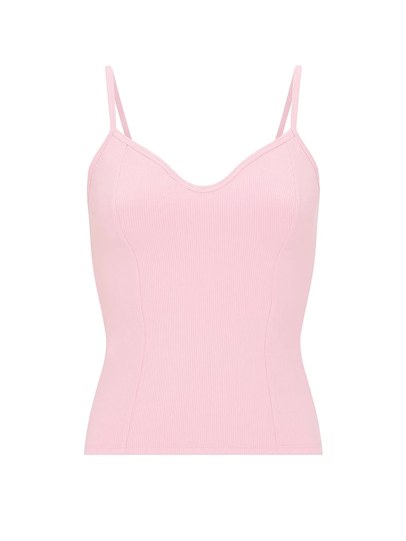 All-Day Soft Rib Corset Tank Top