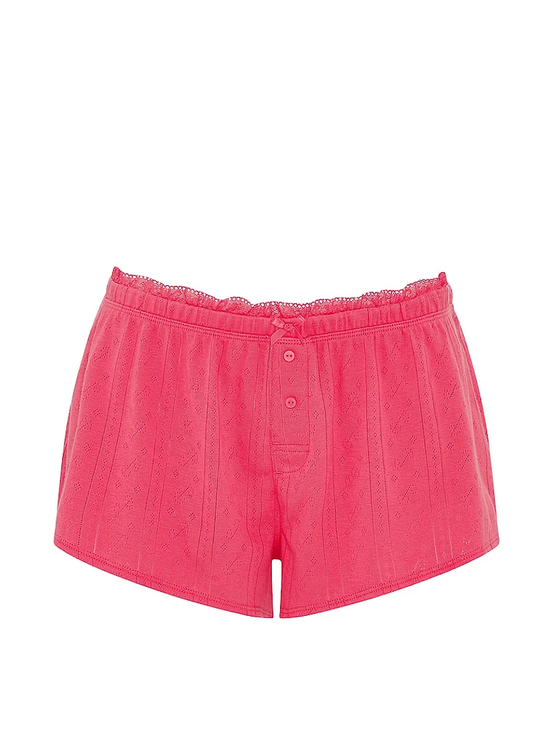 Sweet Dreams Silky Pajama Micro Shorts