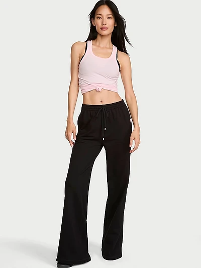 Iconic Fleece Wide-Leg Sweatpant