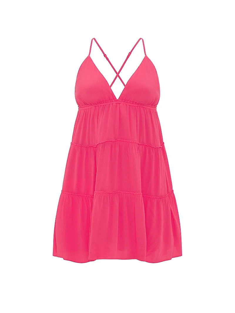 Flirt Alert Tiered Mini Dress