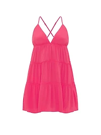 Flirt Alert Tiered Mini Dress