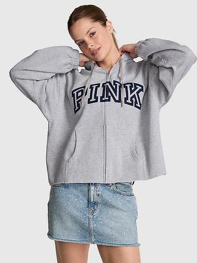 Campus Fleece™ Raw-Cut Full-Zip Hoodie