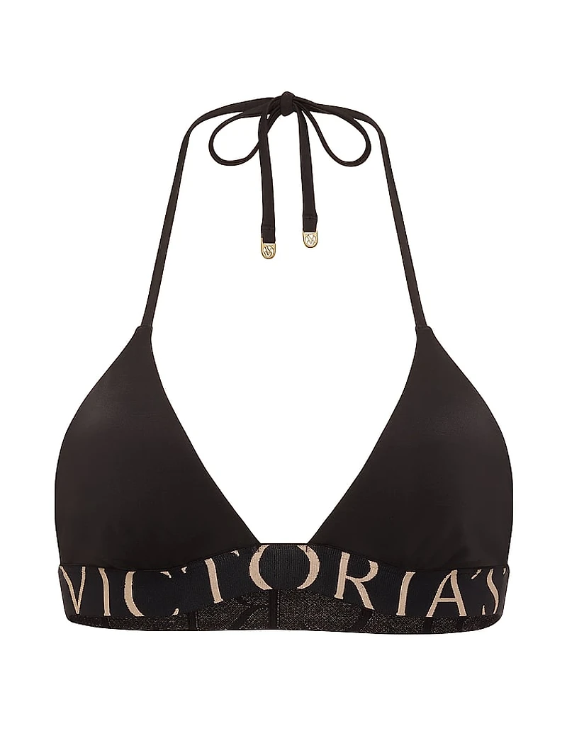 Exploded Logo Triangle Bikini Top